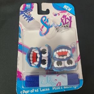 Shoefly Fun Set. 1 Pair of 45" laces Plus 2 ShoeFLys.